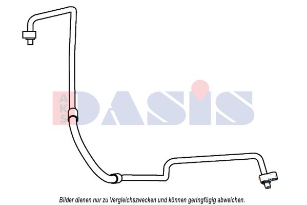 AKS DASIS Трубопровод высокого давления, кондиционер 885830N